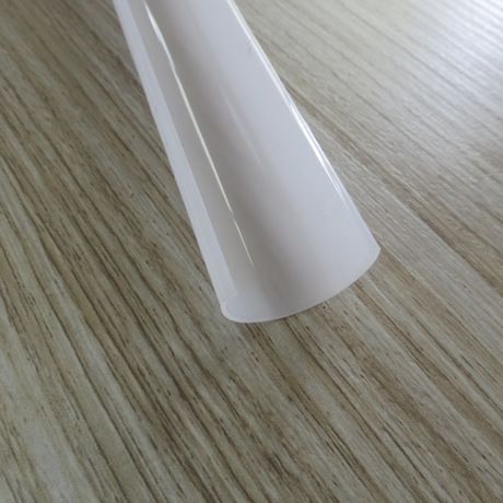 pvc塑料异型材pc塑料透明半圆管pvc装饰异形管可来图生产